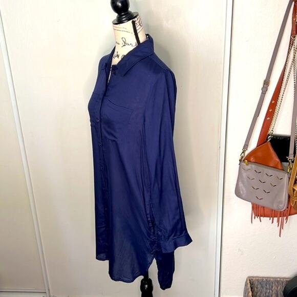 NWT! French Connection Button Down Tunic Top Size 4 - Picture 4 of 8